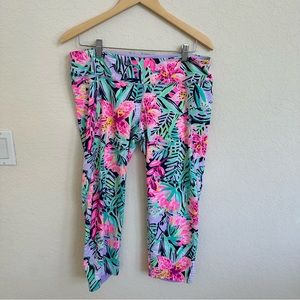 Lilly Pulitzer Luxeletic Crop Leggings Sz XL